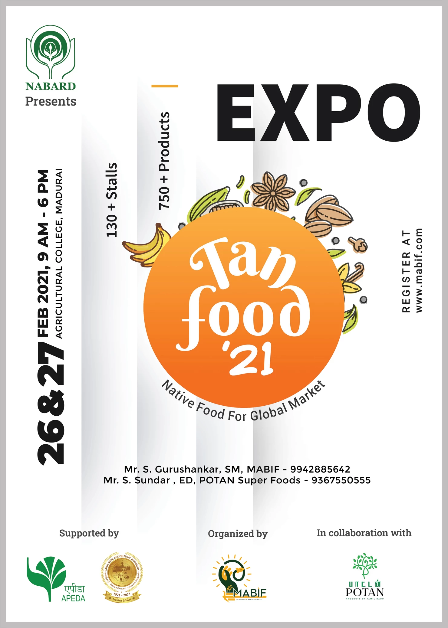 At TANFOOD-2021 Organized by NABARD-MABIF